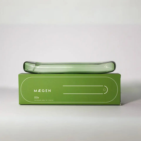 MÆGEN Lilo Incense Holder Green Side