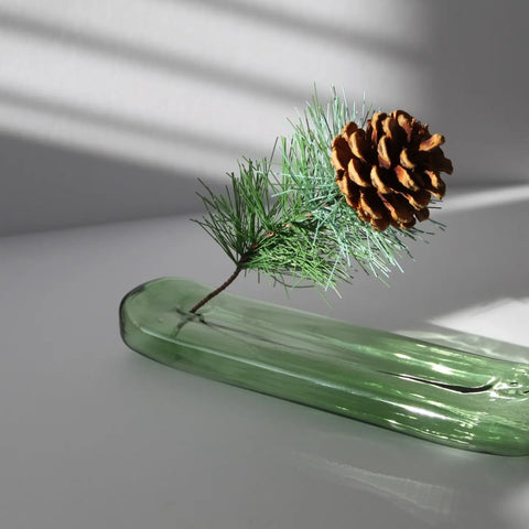 MÆGEN Lilo Glass Incense Holder, a sleek and modern design crafted from glass, perfect for holding incense sticks while adding a touch of elegance to any space.