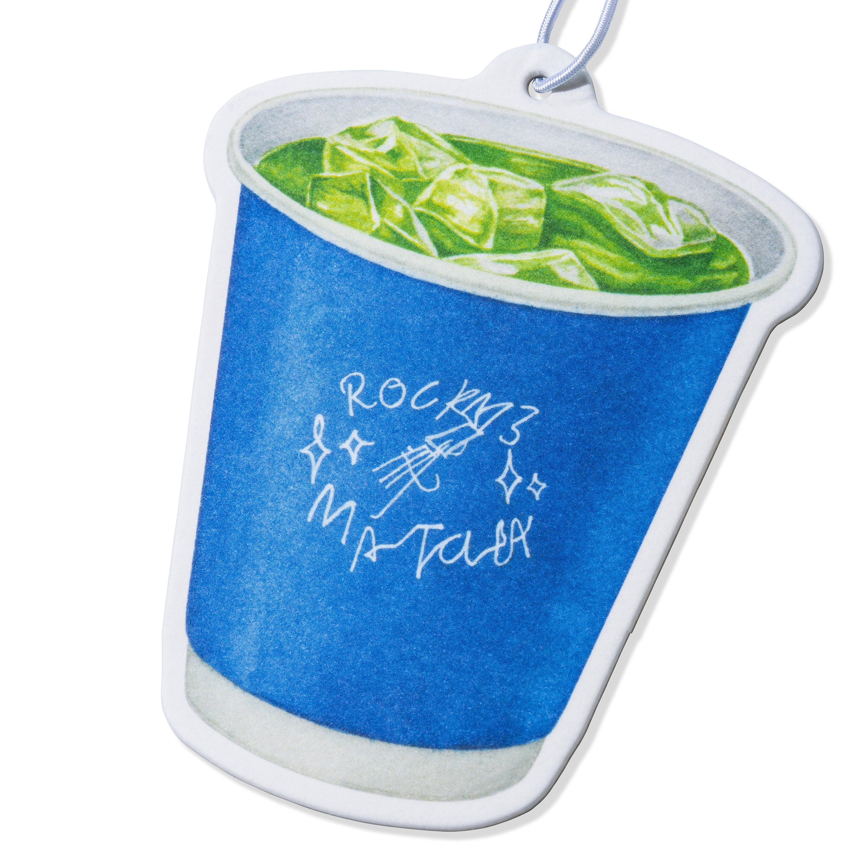 rocky's matcha & retaW "Green Magic" Car Tag